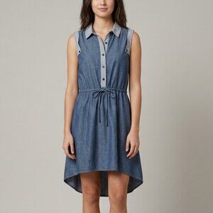 Vero Moda High Low Light Denim Dress